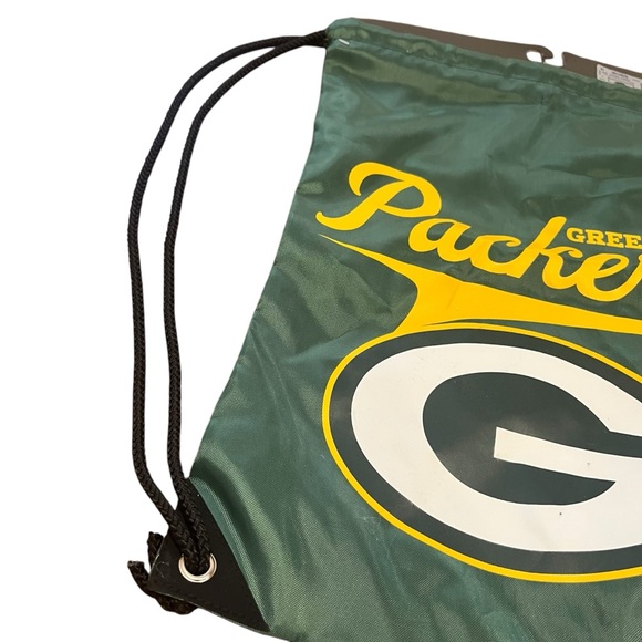 Green Bay Packers Football NFL Licensed Team Spirit Backsack Sports Bag - Picture 3 of 9